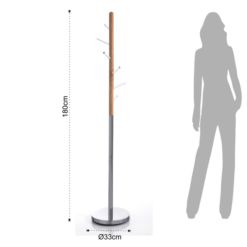 Freestanding 6 - Hook Coat Stand
