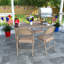 Table de service pliante en vinyle 20 po x 48 po COSCO-15222985