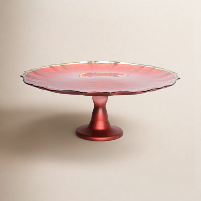 Baroque Glass Cake Stand