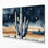 «Southwestern Plants Saguaro Cactus», art sur toile gris