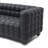 Latitude Run® Chic Vegan Leather, Cube-Tufted Sofa-1820623976