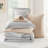Bedsure Queen Comforter Set - 7 Pieces Navy Queen Bedding Set for All Seasons, Boho Contrasting Design Bed in a Bag with Comforter, Sheets, Pillowcases & Shams-105522619-114314603