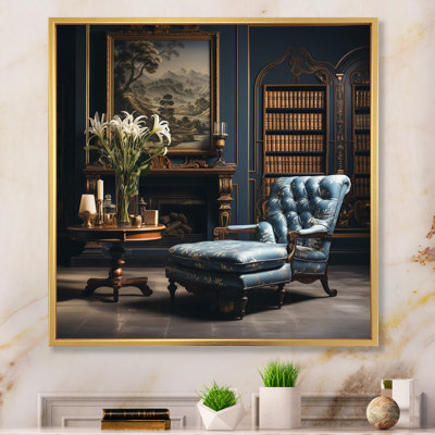 Library Classic Literature I - Modern Canvas Print