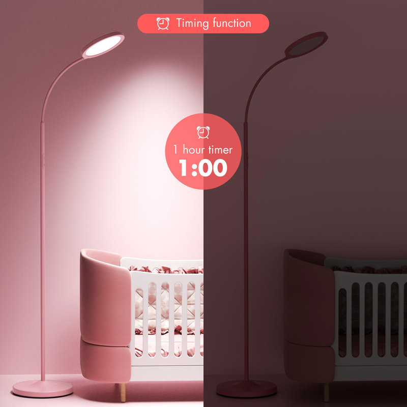 Floor Lamp for Living Room, Pink