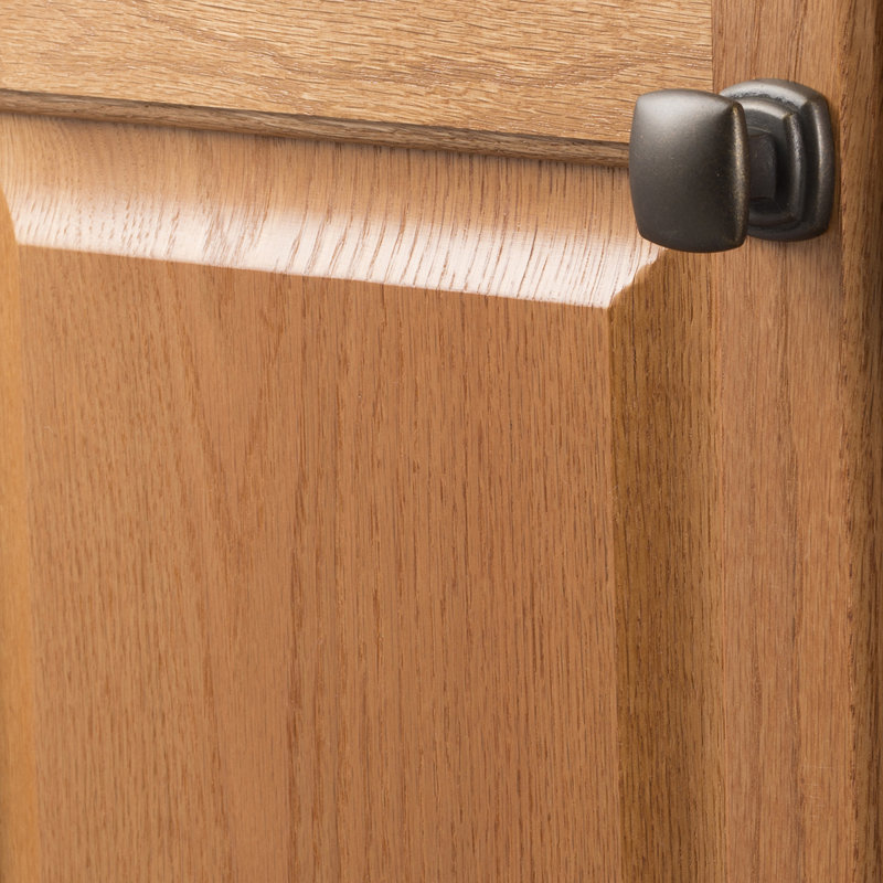 Poignée carrée euro contemporaine 1 1/4 po, Antique Windover