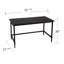Bureau en bois massif Lawrenny-433198002