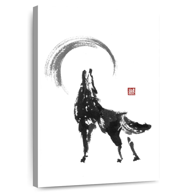 Brampt Japanese Wolf, 30" H x 20" W