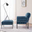 Bunya Modern Accent Chair with Ottoman, Chenille Upholstered Leisure Sofa Chair, Removable and Washable Cushion-1118181553