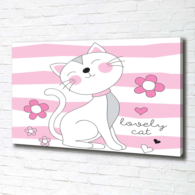 White Cat - Wrapped Canvas Print