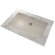 Ceramic Rectangular Undermount Bathroom Sink with Overflow