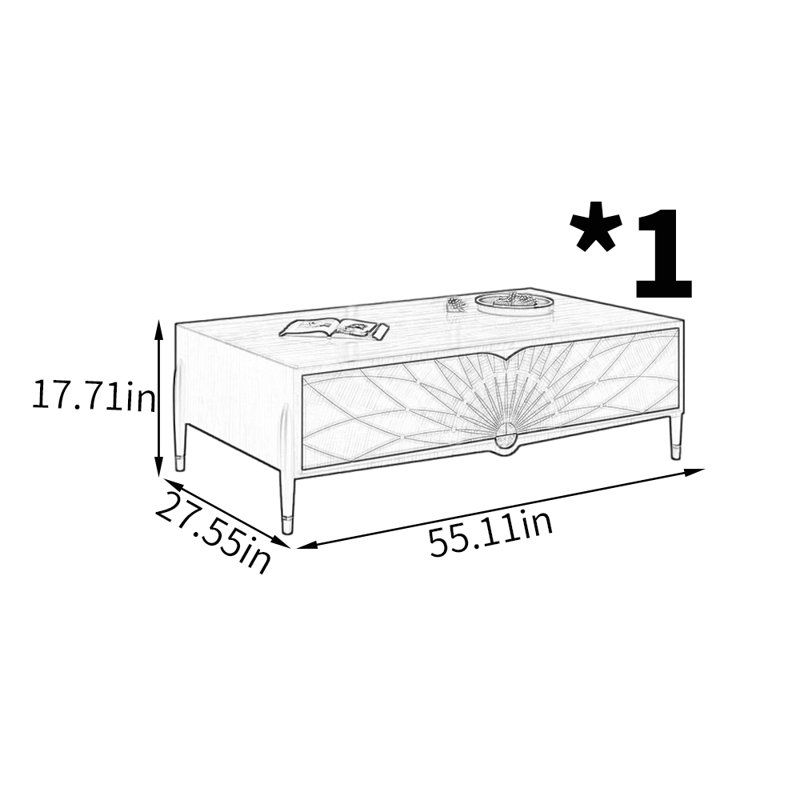 Modern Light Luxury Coffee Table Coffee Table