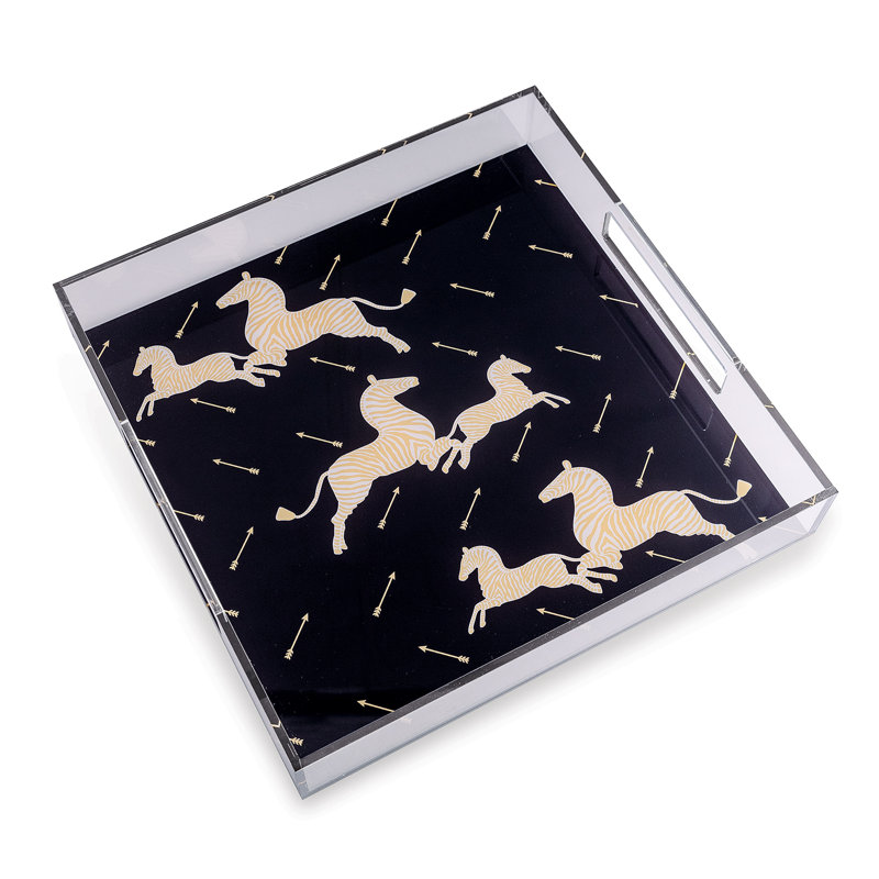 Scalamandre Maison Tray, Black
