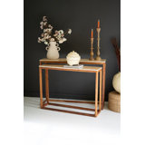 42'' Stone Top Console Table