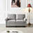 Storage Loveseat, Upholstered Sofa-1723719931