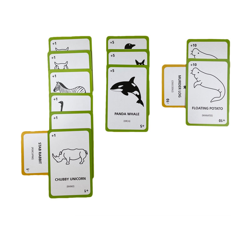 Jeu de cartes danger nouilles