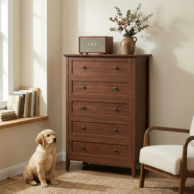 Commode 5 tiroirs 31,5 pouces