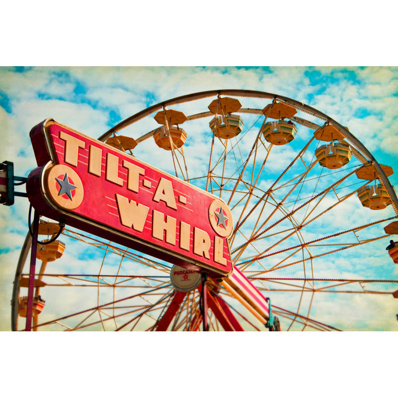 Tilt A Whirl by Sylvia Cook - Wrapped Canvas Print, 61cm H x 91cm W x 4 cm D