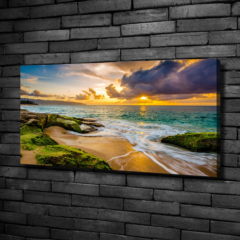 Sunset Sea - Wrapped Canvas Print