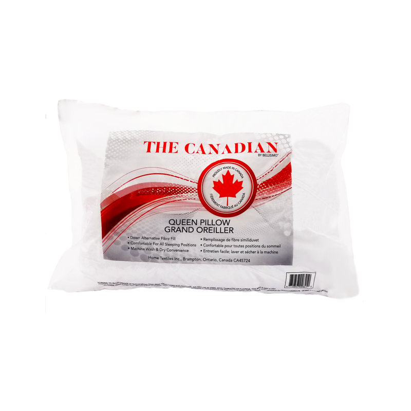 Coussin en polyester canadien, 18 po x 33 po