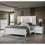 Mobilier de chambre contemporain en bois massif avec rangement à 5 tiroirs