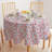 Round Cotton Twill Tablecloth