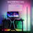 57" Corner Ambient Lighting Lamp With Music Sync & 16 Million Colors, Remote & App Control-106460246