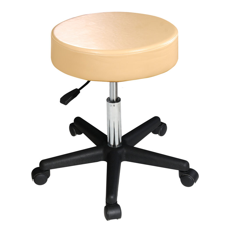 Tabouret pivotant à hauteur réglable Master Massage Marielis, Crème