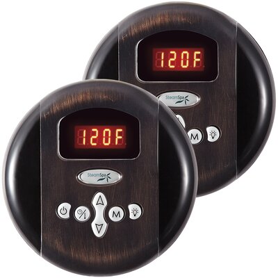 SteamSpa Programmable Dual Control Panels -  Steam Spa, G-SC-2-75-OB