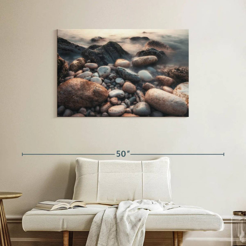Alvord Beach Pebbles, 26" H x 39" W