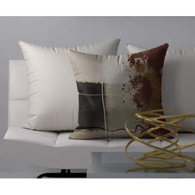 Abstract Throw Pillow