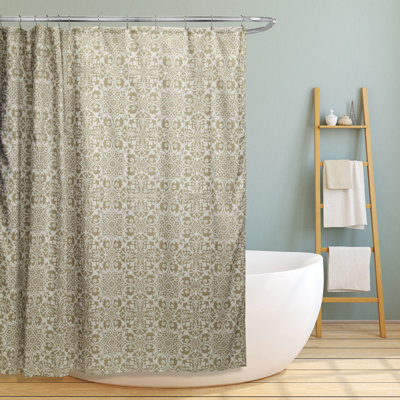 Rey Damask Shower Curtain