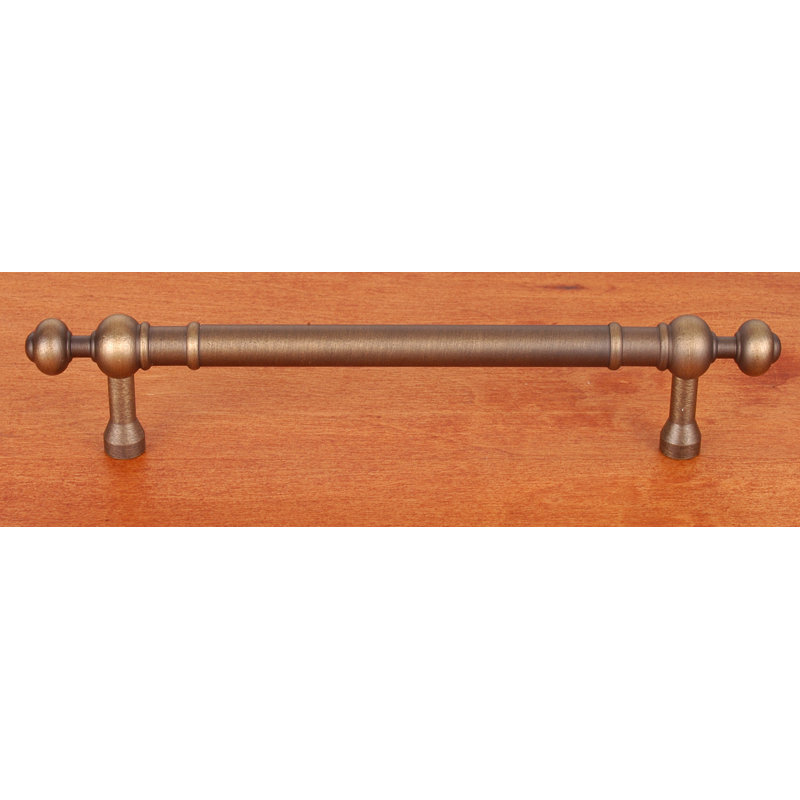 Antique English Gold 5'' Bar Pull with Mounting Hardware