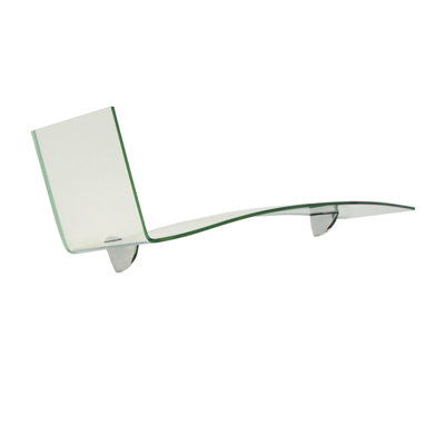 Tablette en verre avec supports Gila Chase