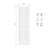 1-3/8" Door Thickness Primed 3-panel Solid Core Shaker Bi-fold Door With Hardware-116376585