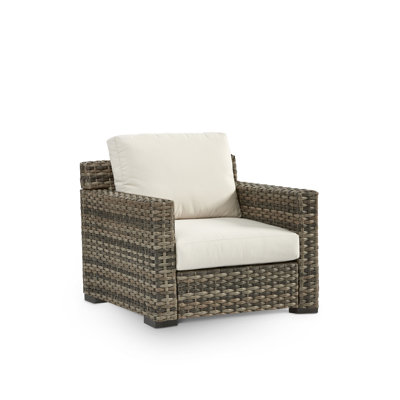 Chaise de patio avec coussin Sunbrella Varney