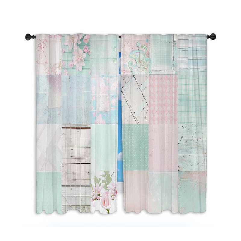 Paire de rideaux obscurcissant en polyester Aitzol, L 20 po x L 82 po