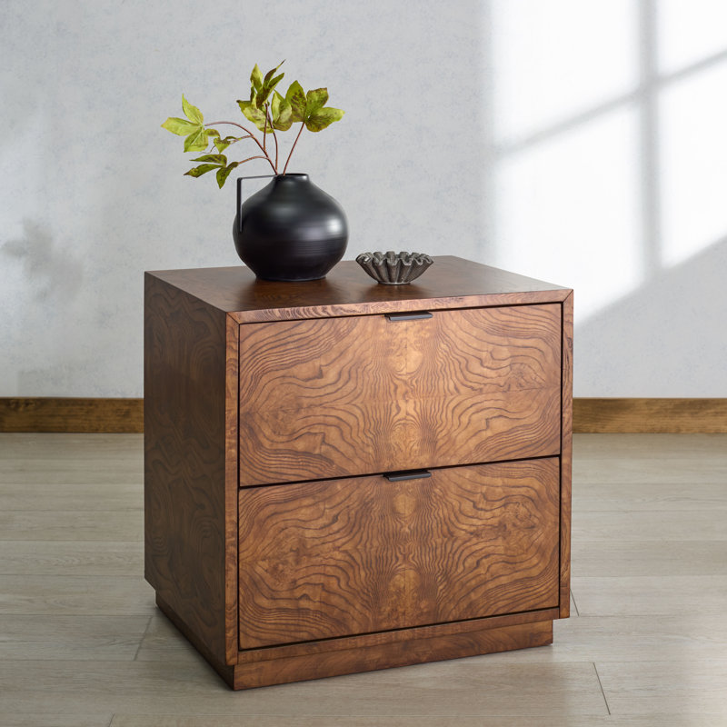Table de chevet 2 tiroirs Frankie Burl