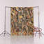 Tapis multicolore multicolore à motif floral abstrait et créatif