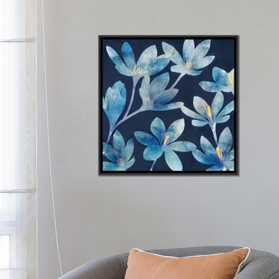 « mystique blue i », impression sur toile