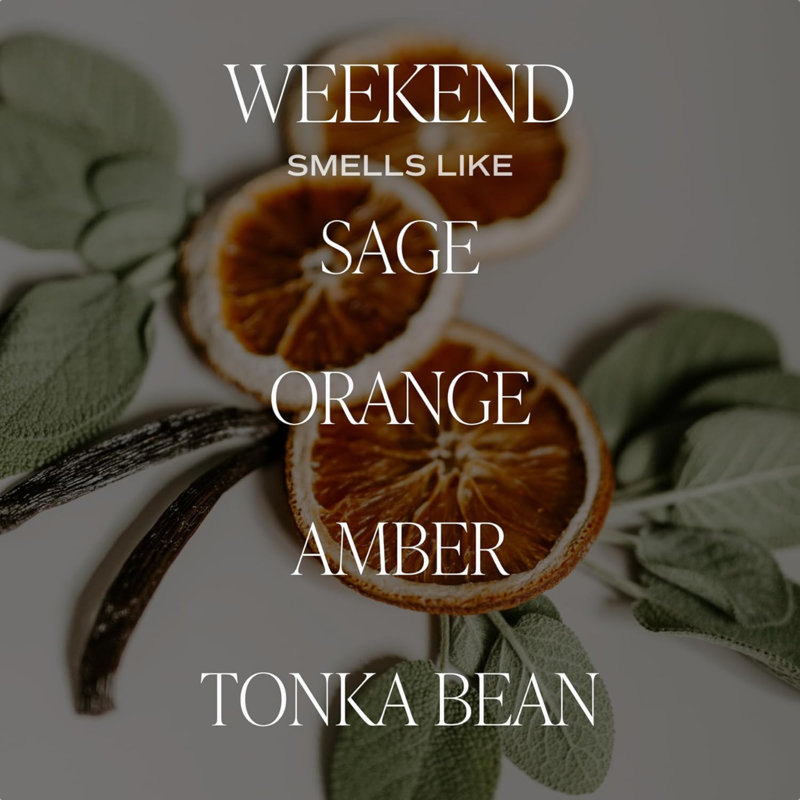 Weekend Scented Jar Candle