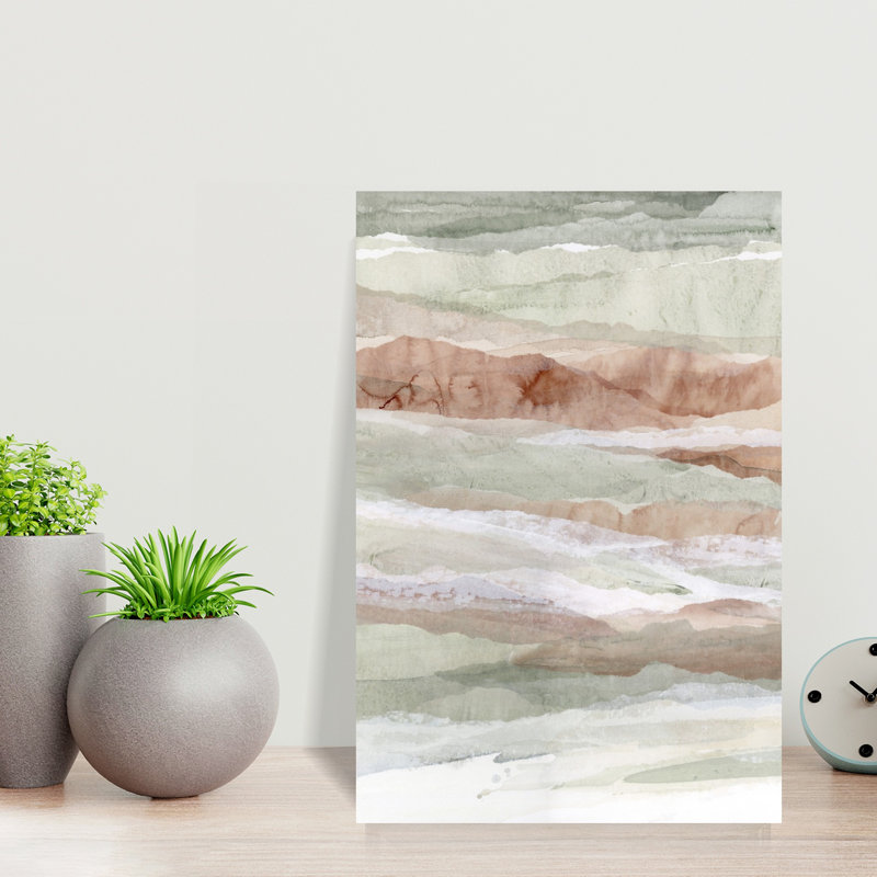 Contemporary Art Abstract Modern Wall Art, H 18 po x l 12 po