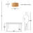 Stephane 5-Light 22" W Rattan Drum Chandelier