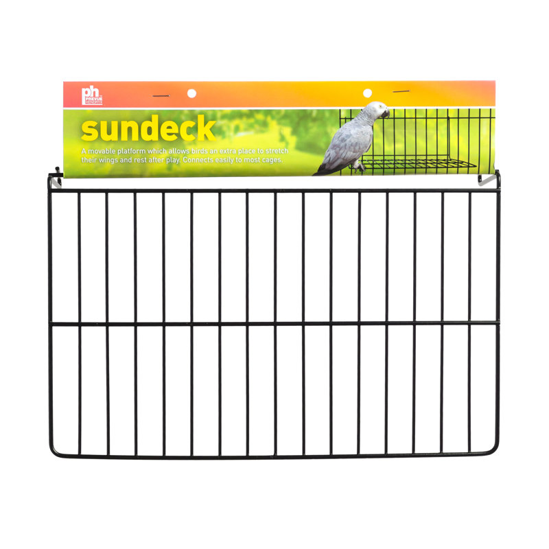 Metal Bird Perch for Inside Cage, 5.25" H x 12.75" W x 8.25" D