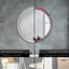 Huldar Glass Flat Wall Mirror