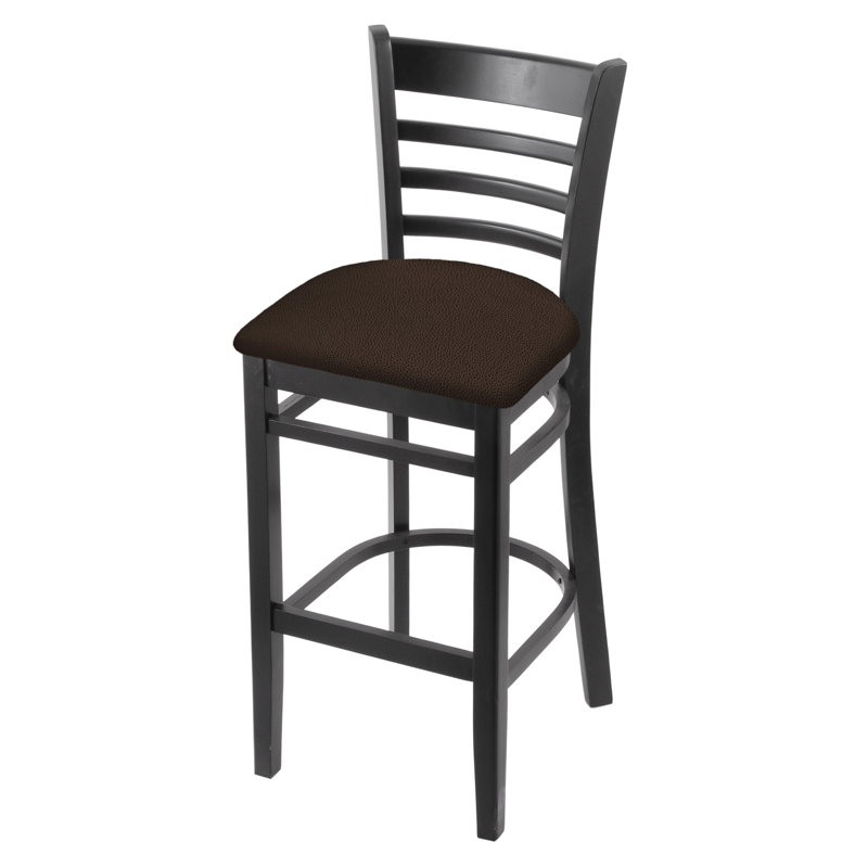 30" Bar Stool, Rein Coffee, Black