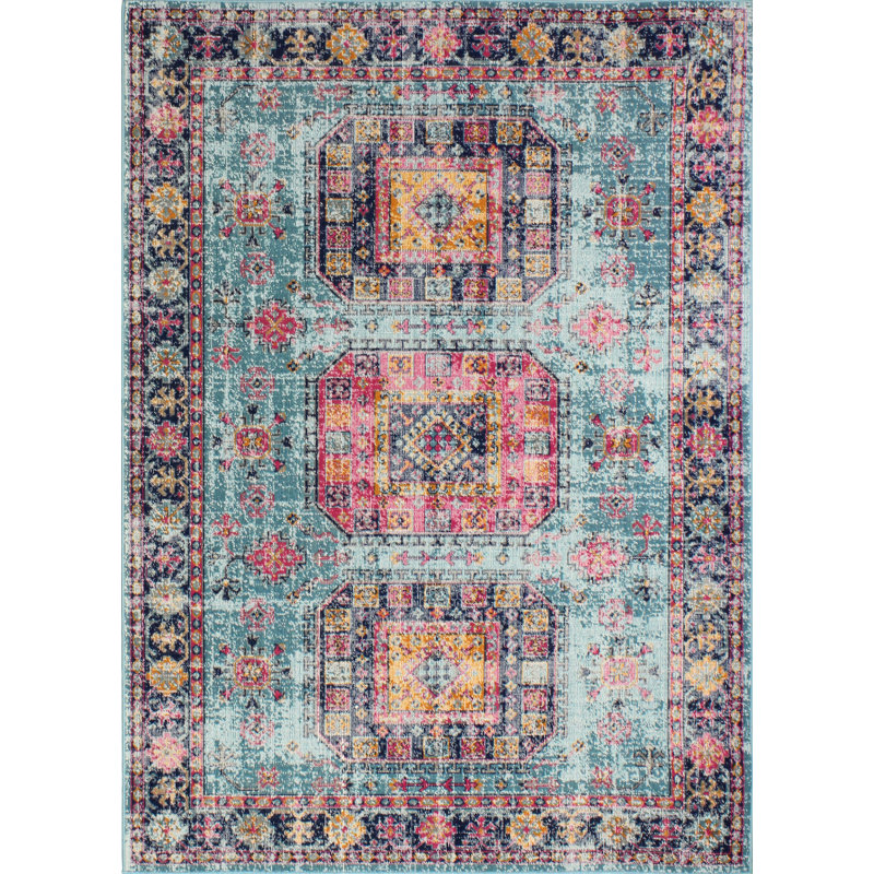 Jerad Oriental Area Rug, Rectangle 112 x 168cm