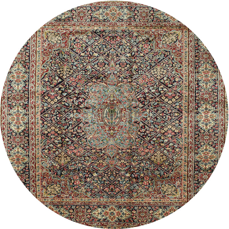 Castara Oriental Indoor Rug, Round 3'