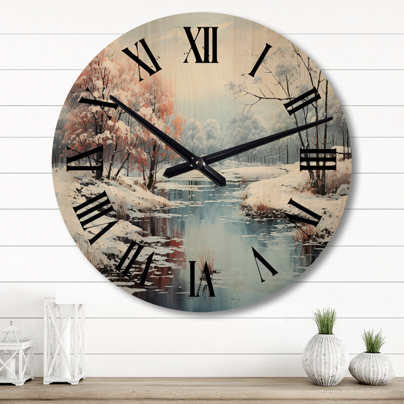 Horloge murale d'hiver, Grand