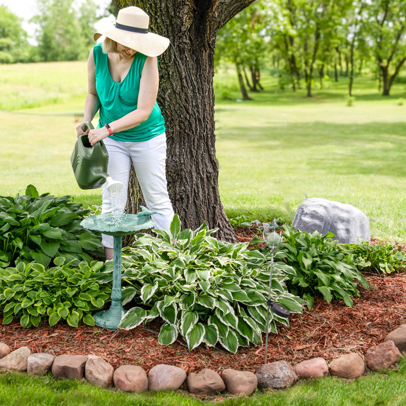Baignoire pour jardin autoportante en aluminium, Vert