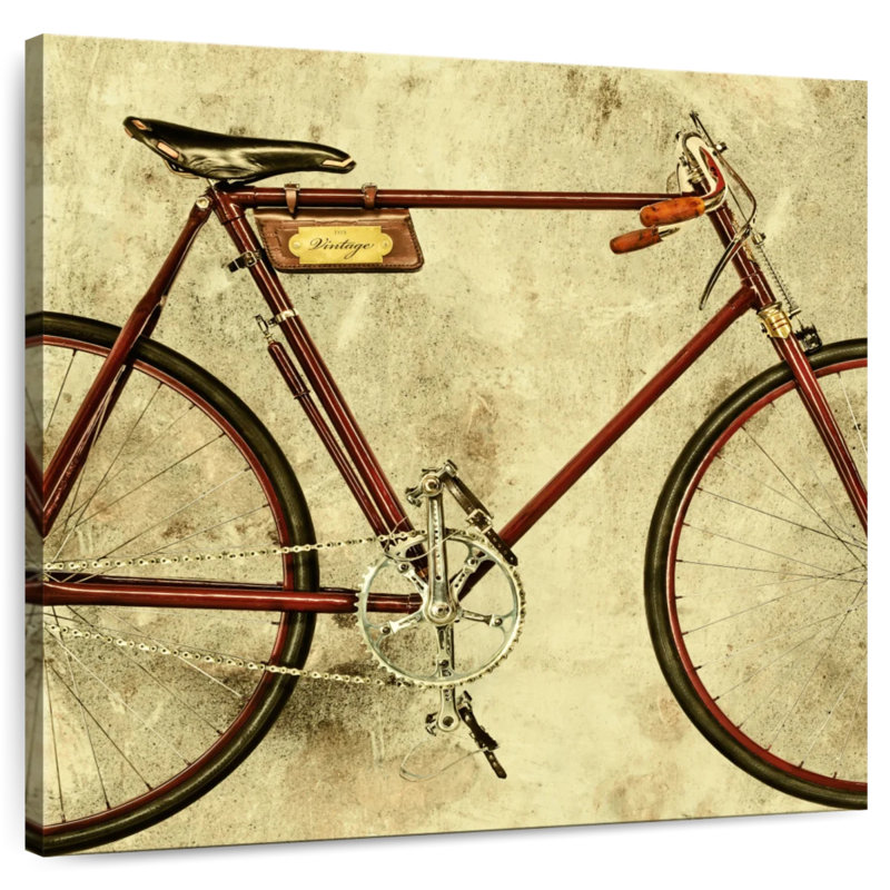 Mehar Restored Vintage Bicycle, 16" H x 16" W